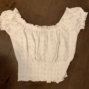 Off the Shoulder Crop Top